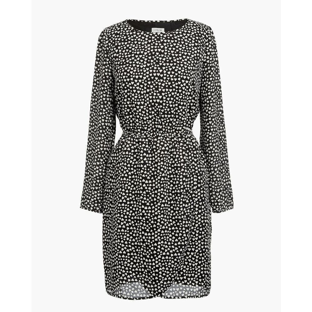 J. Crew Mercantile Heart Print Tulip Hem Dress Size 6   D